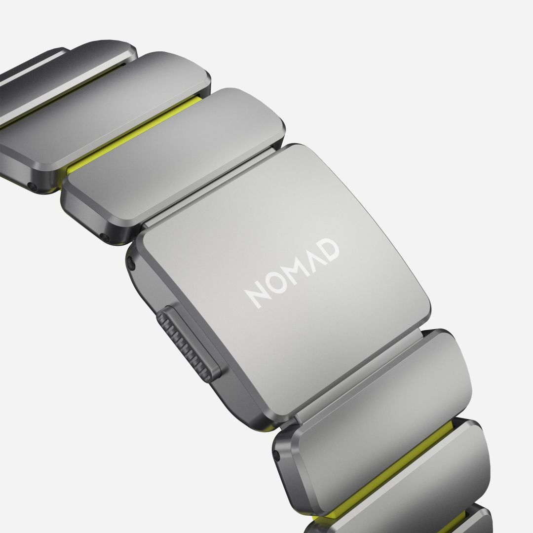 Nomad Stratos Band FKM for AW 45/46/49mm Natural Titanium Volt Nomad Stratos Band FKM for AW 45/46/49mm Natural Titanium Volt