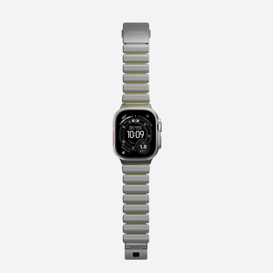 Nomad Stratos Band FKM for AW 45/46/49mm Natural Titanium Volt Nomad Stratos Band FKM for AW 45/46/49mm Natural Titanium Volt