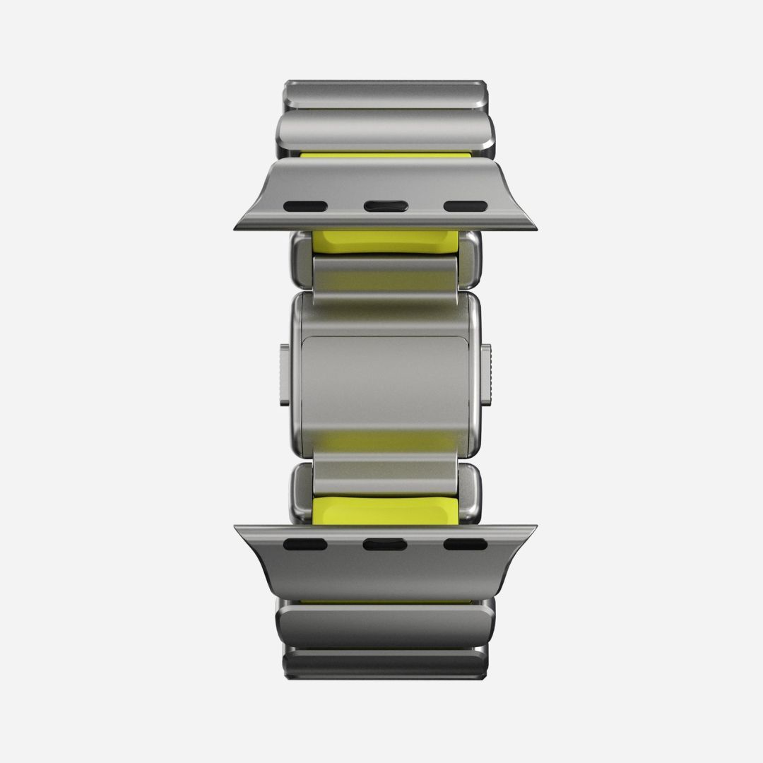 Nomad Stratos Band FKM for AW 45/46/49mm Natural Titanium Volt Nomad Stratos Band FKM for AW 45/46/49mm Natural Titanium Volt