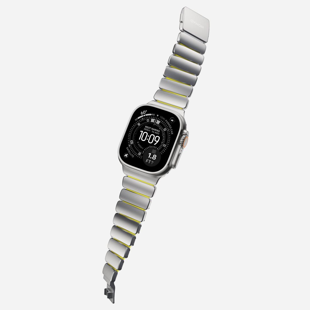 Nomad Stratos Band FKM for AW 45/46/49mm Natural Titanium Volt Nomad Stratos Band FKM for AW 45/46/49mm Natural Titanium Volt