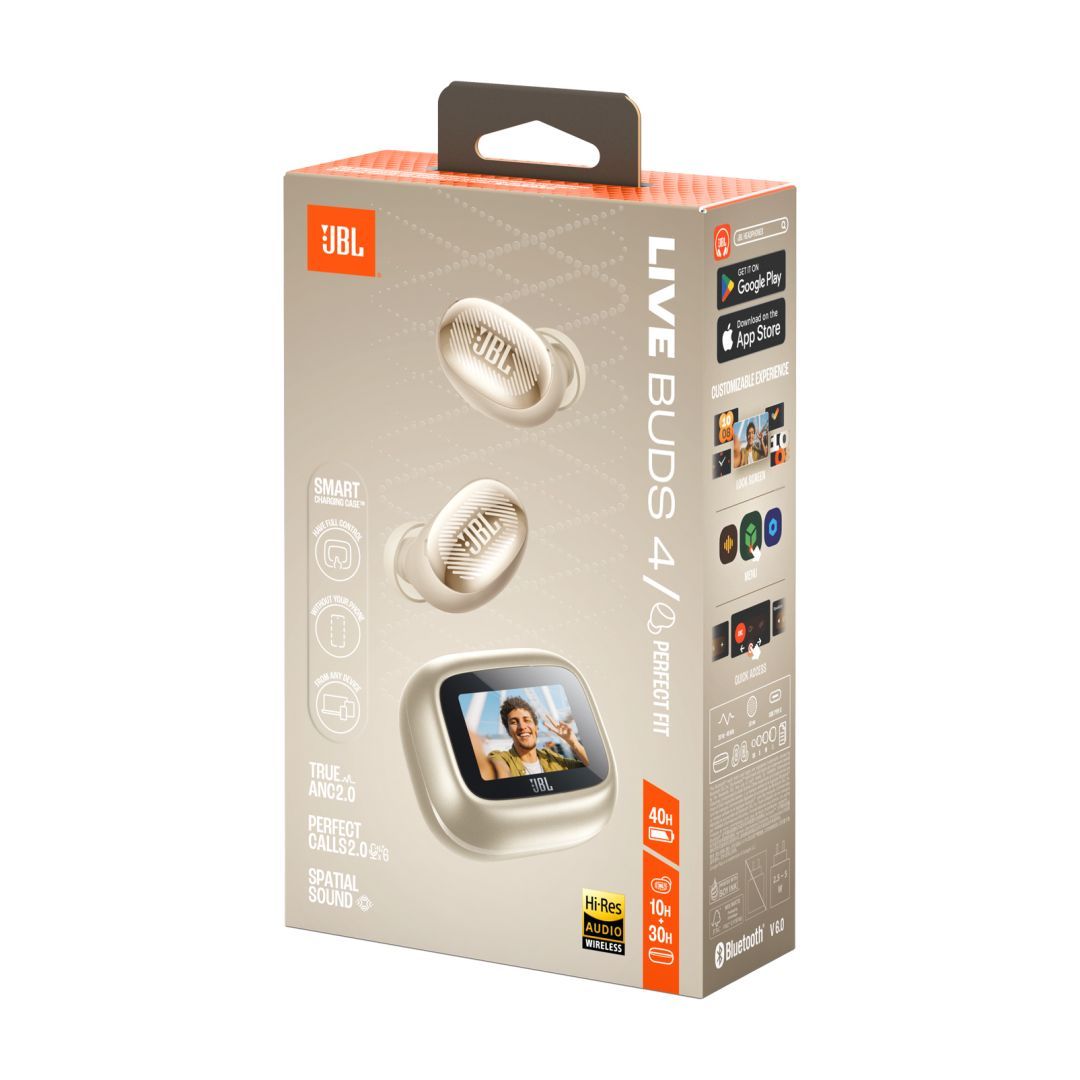 JBL Live Buds 4 Bluetooth Headset Sand Champagner JBL Live Buds 4 Bluetooth Headset Sand Champagner