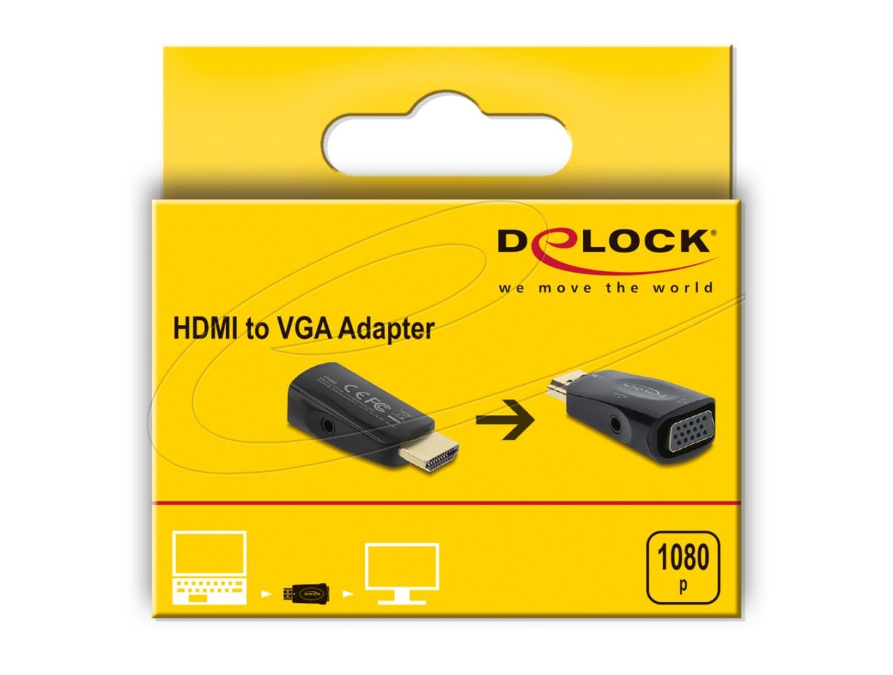DeLock HDMI to VGA Adapter with Audio