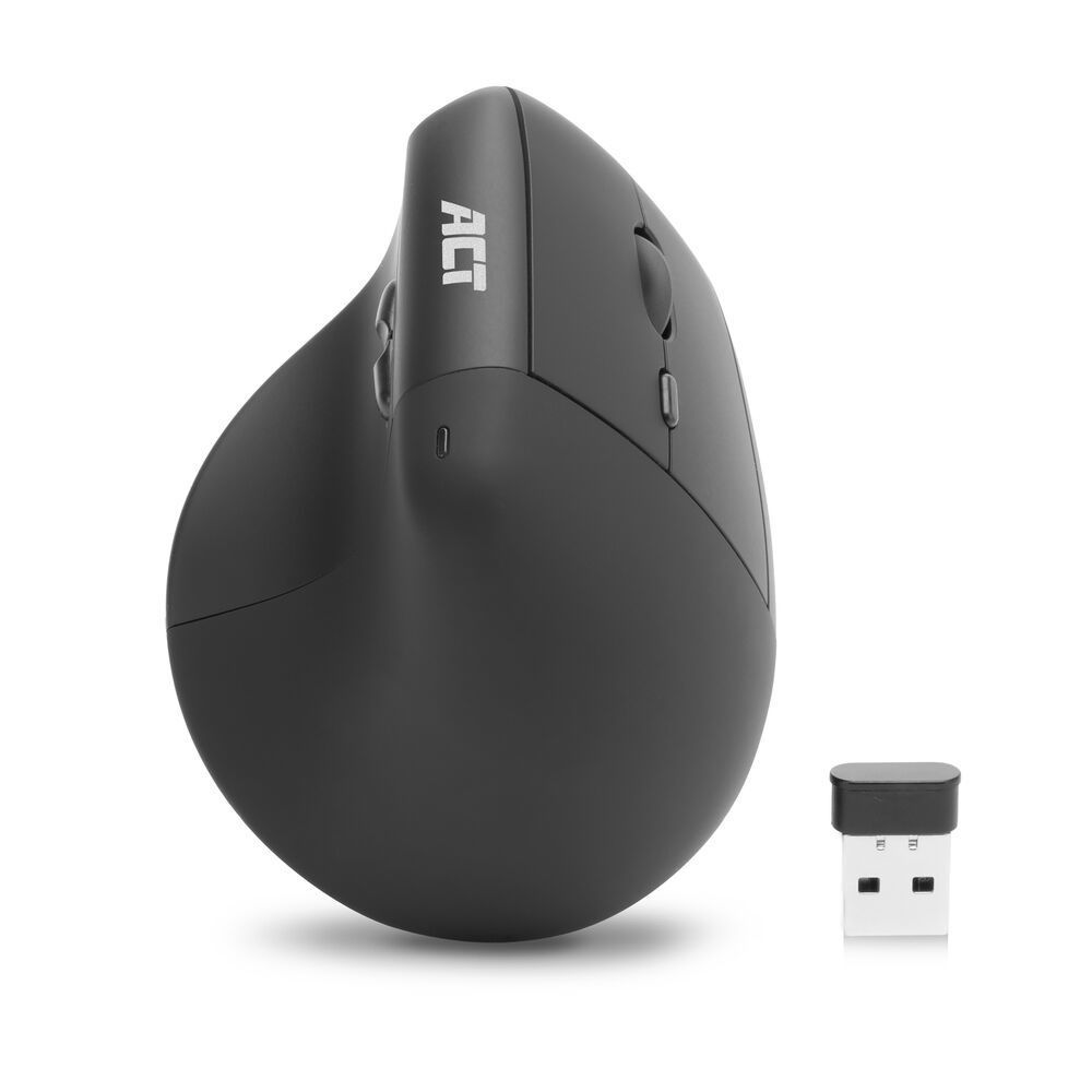 ACT AC5102 Wireless Ergonomic Mouse Black ACT AC5102 Wireless Ergonomic Mouse Black