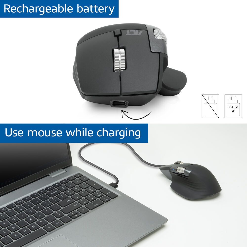 ACT AC5147 Wireless Bluetooth Mouse Black ACT AC5147 Wireless Bluetooth Mouse Black