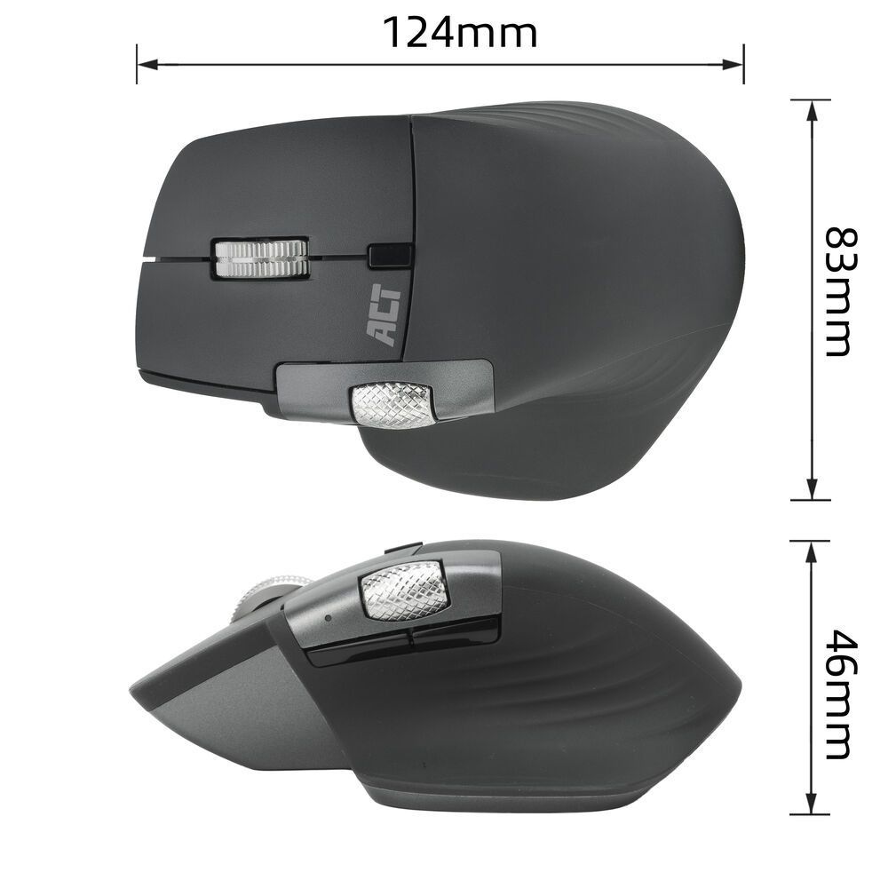 ACT AC5147 Wireless Bluetooth Mouse Black ACT AC5147 Wireless Bluetooth Mouse Black