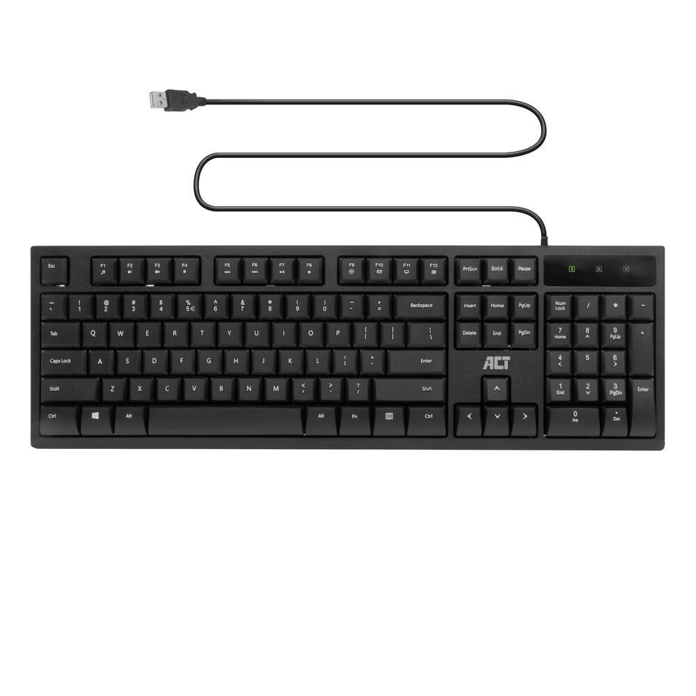 ACT AC5410 USB Keyboard Black US ACT AC5410 USB Keyboard Black US