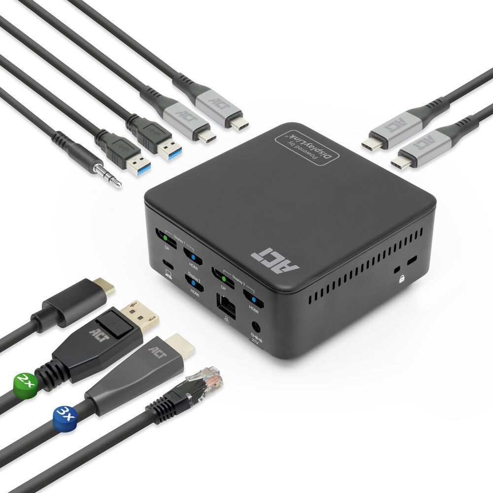 ACT AC7148 Universal USB-C Docking Station 4K ACT AC7148 Universal USB-C Docking Station 4K