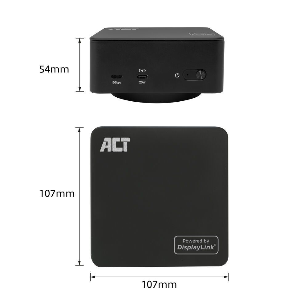 ACT AC7148 Universal USB-C Docking Station 4K ACT AC7148 Universal USB-C Docking Station 4K