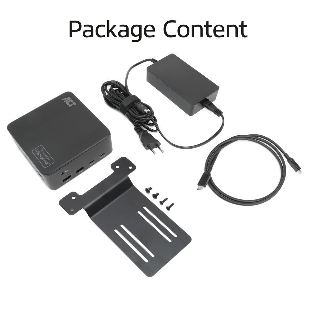 ACT AC7148 Universal USB-C Docking Station 4K ACT AC7148 Universal USB-C Docking Station 4K