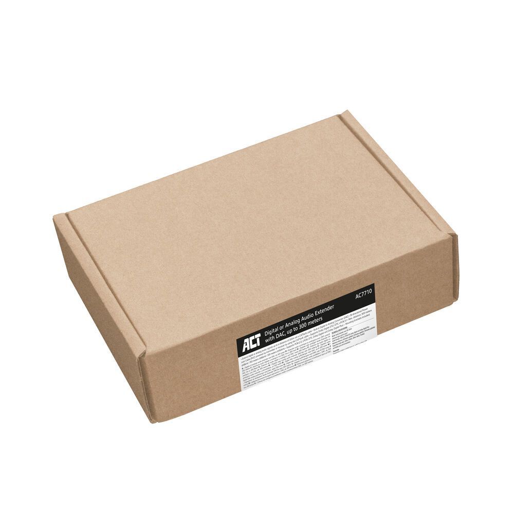 ACT AC7710 Digital or analog audio extender set over CAT5e/6