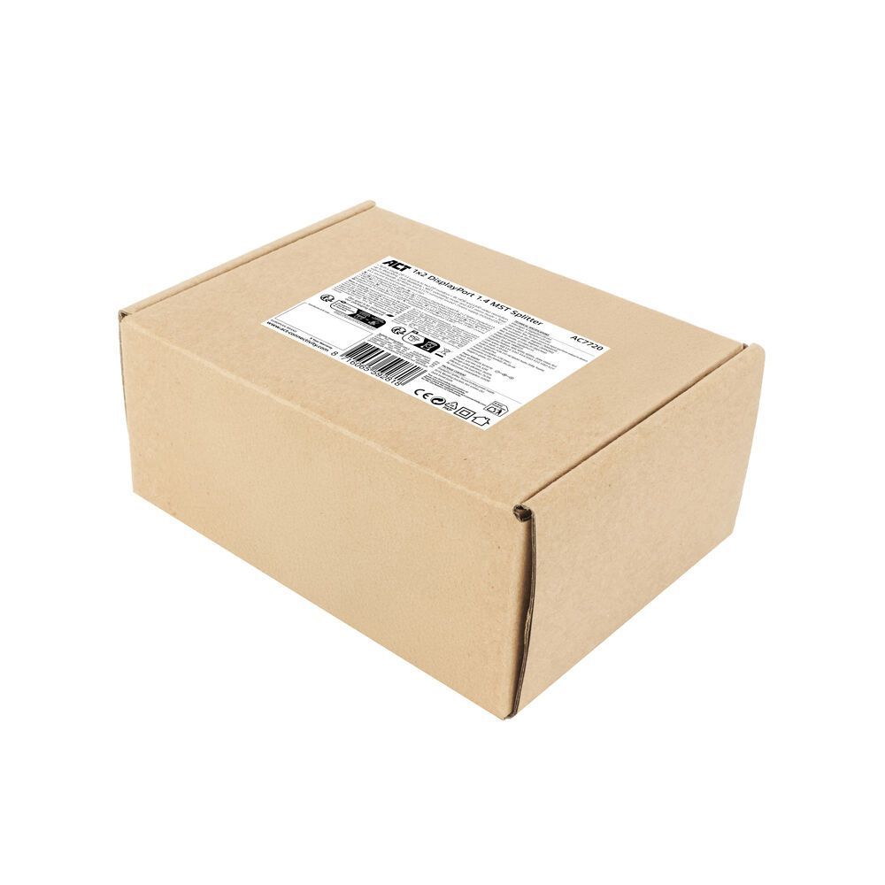 ACT AC7720 1x2 DisplayPort 1.4 MST Splitter