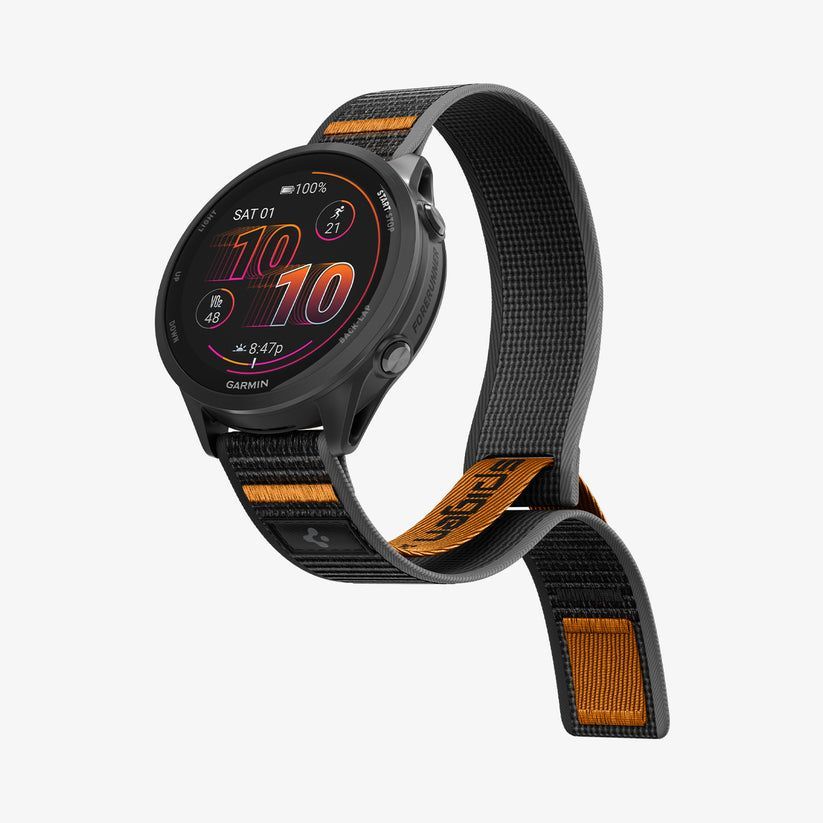 Spigen Athlex Air Active Band for Garmin Quick Release 22mm Black/Orange Spigen Athlex Air Active Band for Garmin Quick Release 22mm Black/Orange