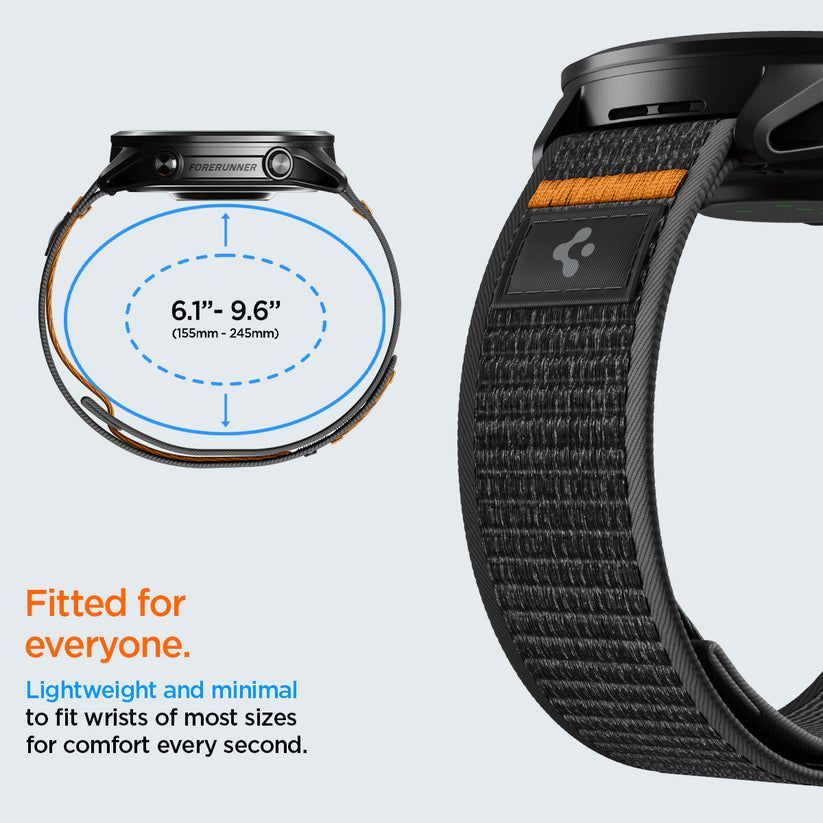 Spigen Athlex Air Active Band for Garmin Quick Release 22mm Black/Orange Spigen Athlex Air Active Band for Garmin Quick Release 22mm Black/Orange