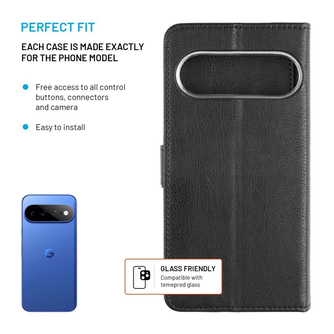 FIXED Opus oldalranyíló telefontok Google Pixel 11 Pro XL készülékhez, fekete FIXED Opus oldalranyíló telefontok Google Pixel 11 Pro XL készülékhez, fekete