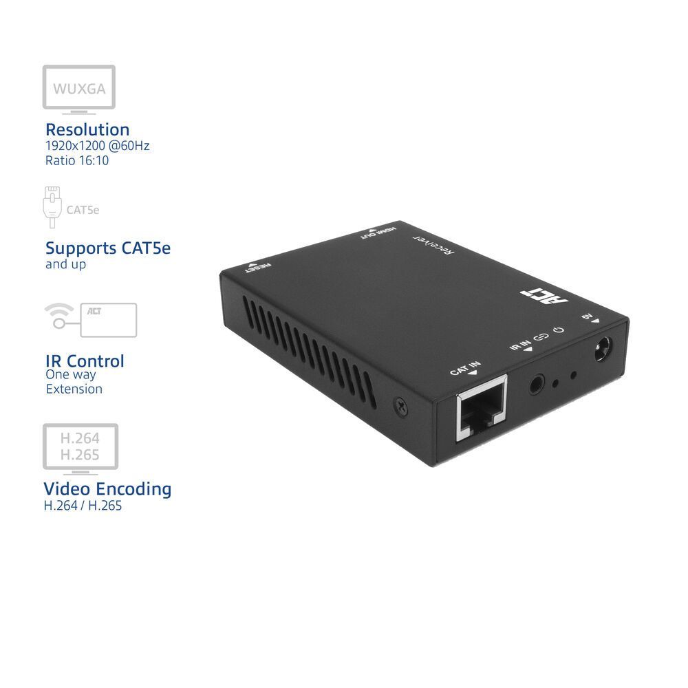 ACT AC7853 HDMI over IP Receiver unit for AC7852 ACT AC7853 HDMI over IP Receiver unit for AC7852