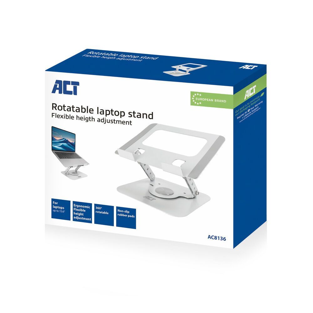 ACT AC8136 Notebook Állvány Grey ACT AC8136 Notebook Állvány Grey