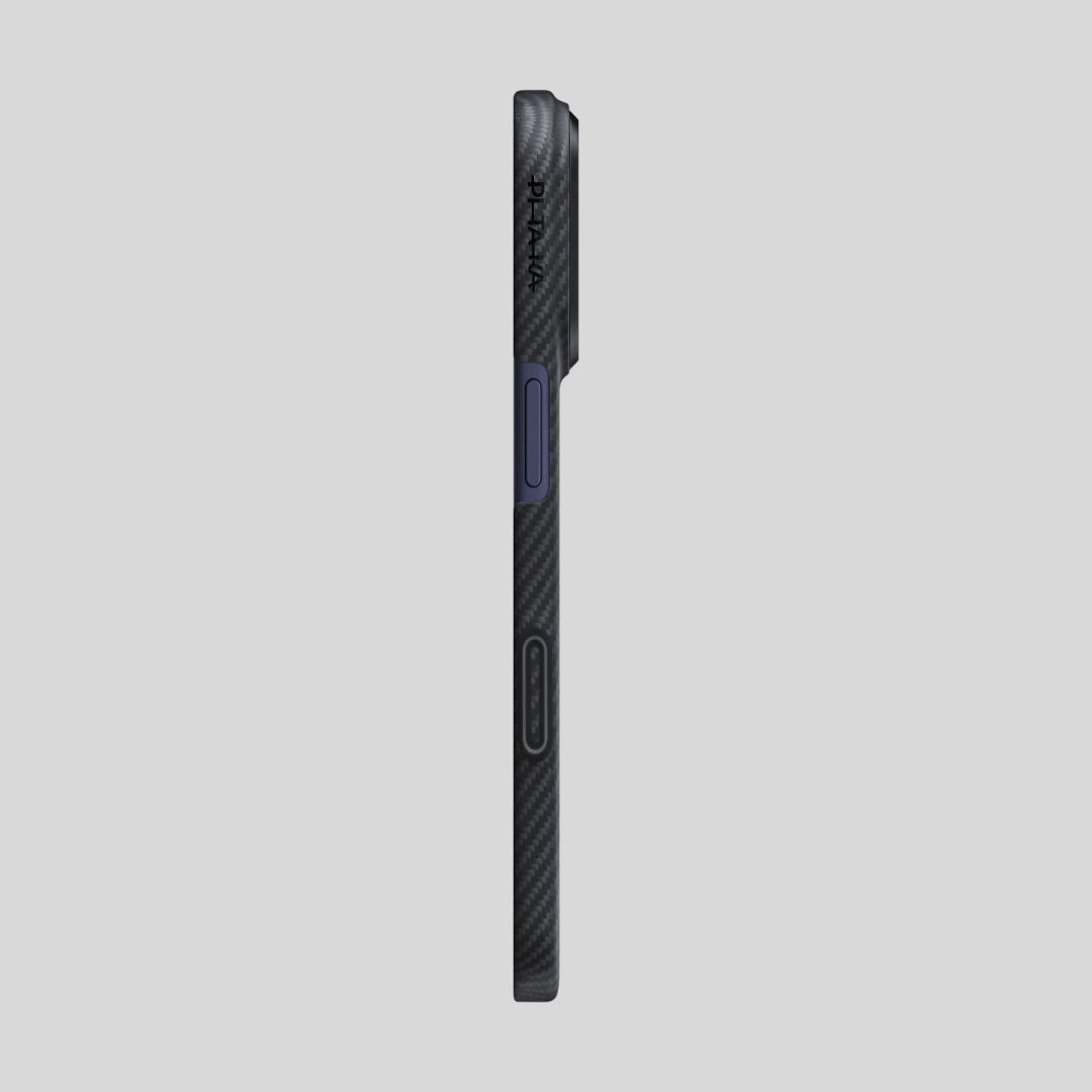 Pitaka Edge Case for iPhone 17 Pro Max Black/Grey Twill Pitaka Edge Case for iPhone 17 Pro Max Black/Grey Twill