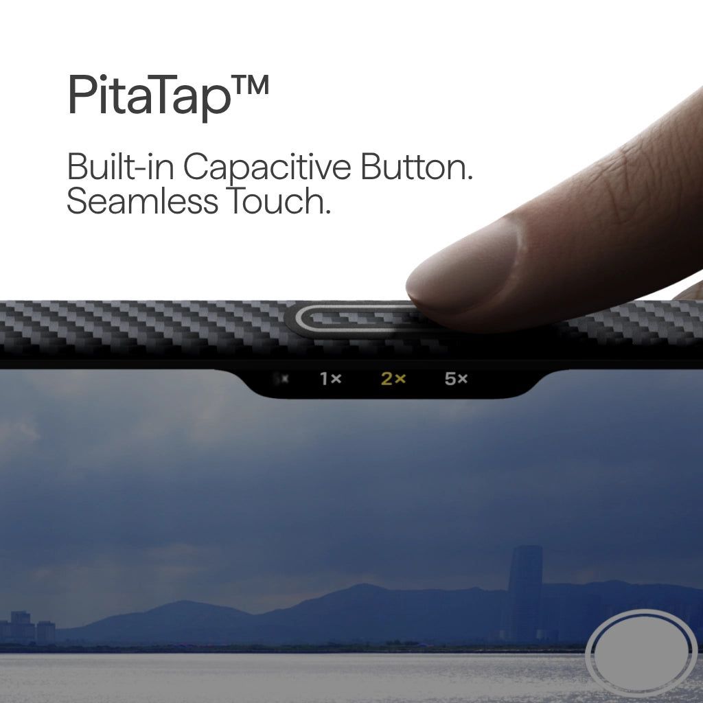Pitaka Edge Case for iPhone 17 Pro Max Black/Grey Twill Pitaka Edge Case for iPhone 17 Pro Max Black/Grey Twill