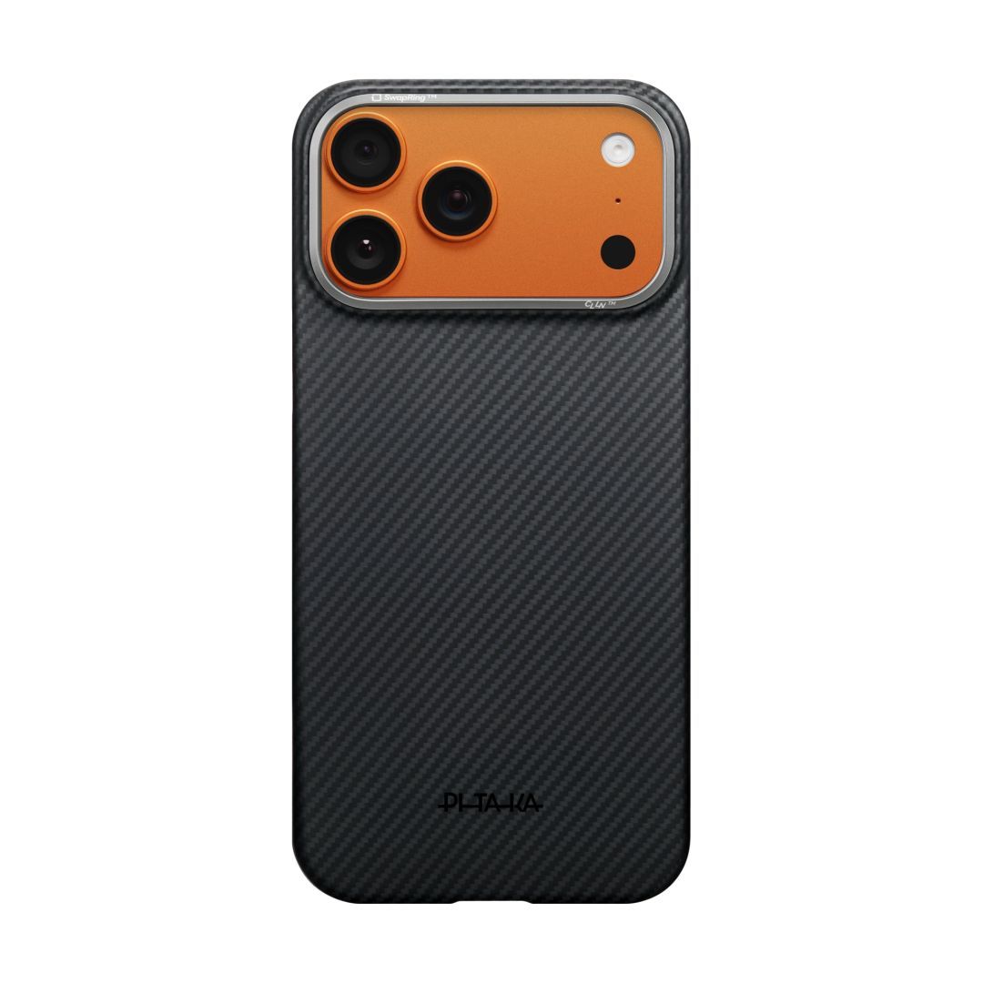 Pitaka Edge Case for iPhone 17 Pro Max Black/Grey Twill Pitaka Edge Case for iPhone 17 Pro Max Black/Grey Twill