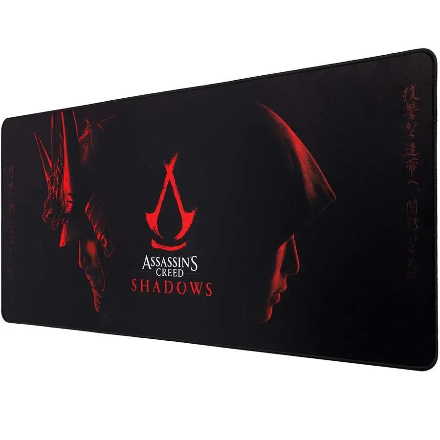 Subsonic Assassin's Creed Shadows XXL Gaming Egérpad Black/Red Subsonic Assassin's Creed Shadows XXL Gaming Egérpad Black/Red