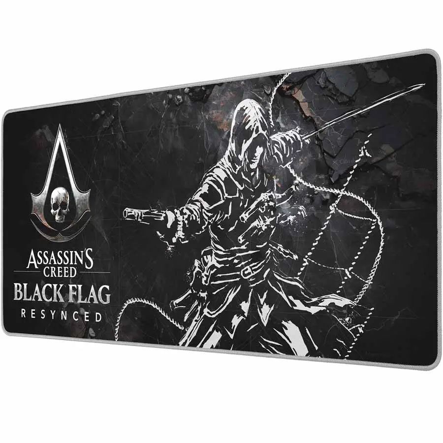 Subsonic Assassin's Creed Black Flag Resynced XXL Gaming Egérpad Black/White Subsonic Assassin's Creed Black Flag Resynced XXL Gaming Egérpad Black/White