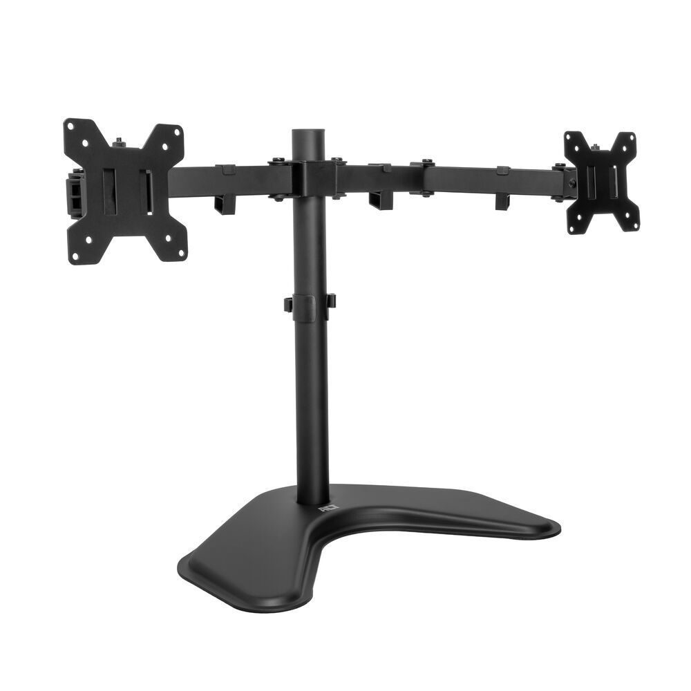 ACT AC8362 Dual Monitor arm desk stand 32" Black