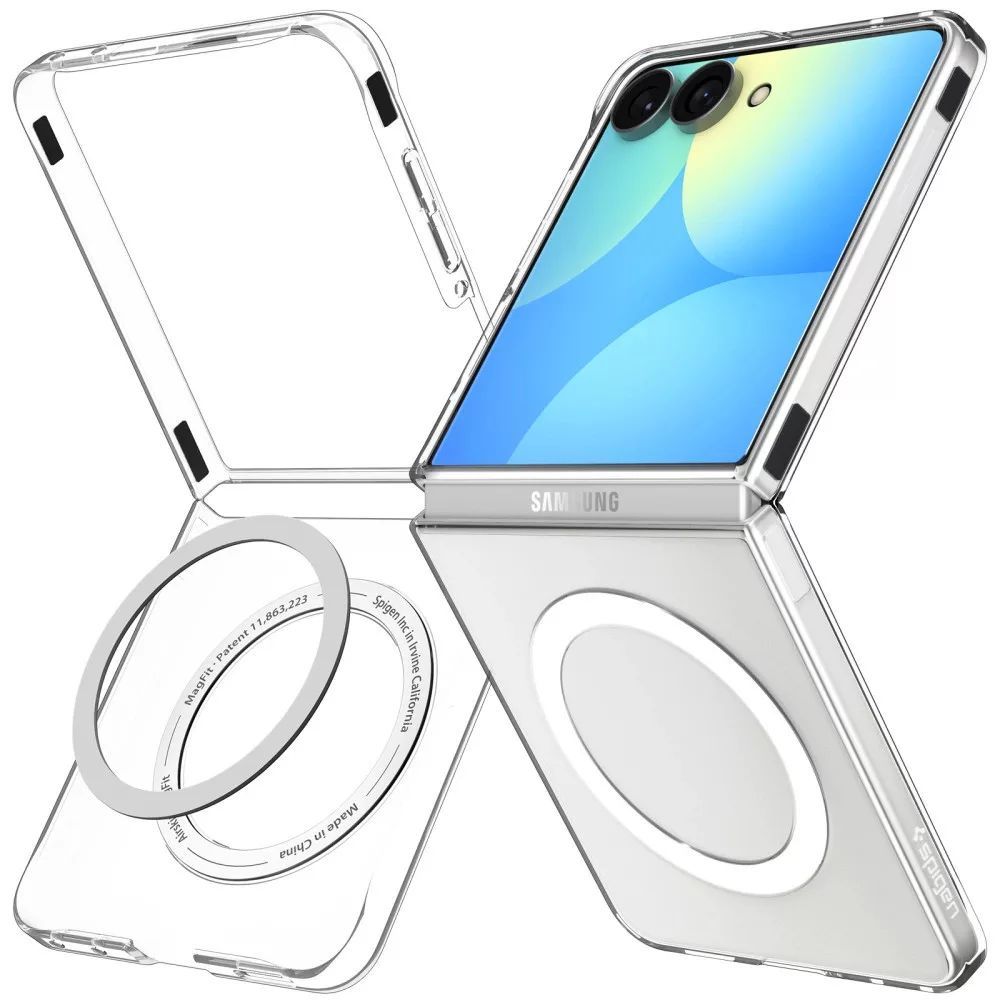 Spigen Air Skin MagSafe case for Samsung Galaxy Z Flip8 Clear White Spigen Air Skin MagSafe case for Samsung Galaxy Z Flip8 Clear White