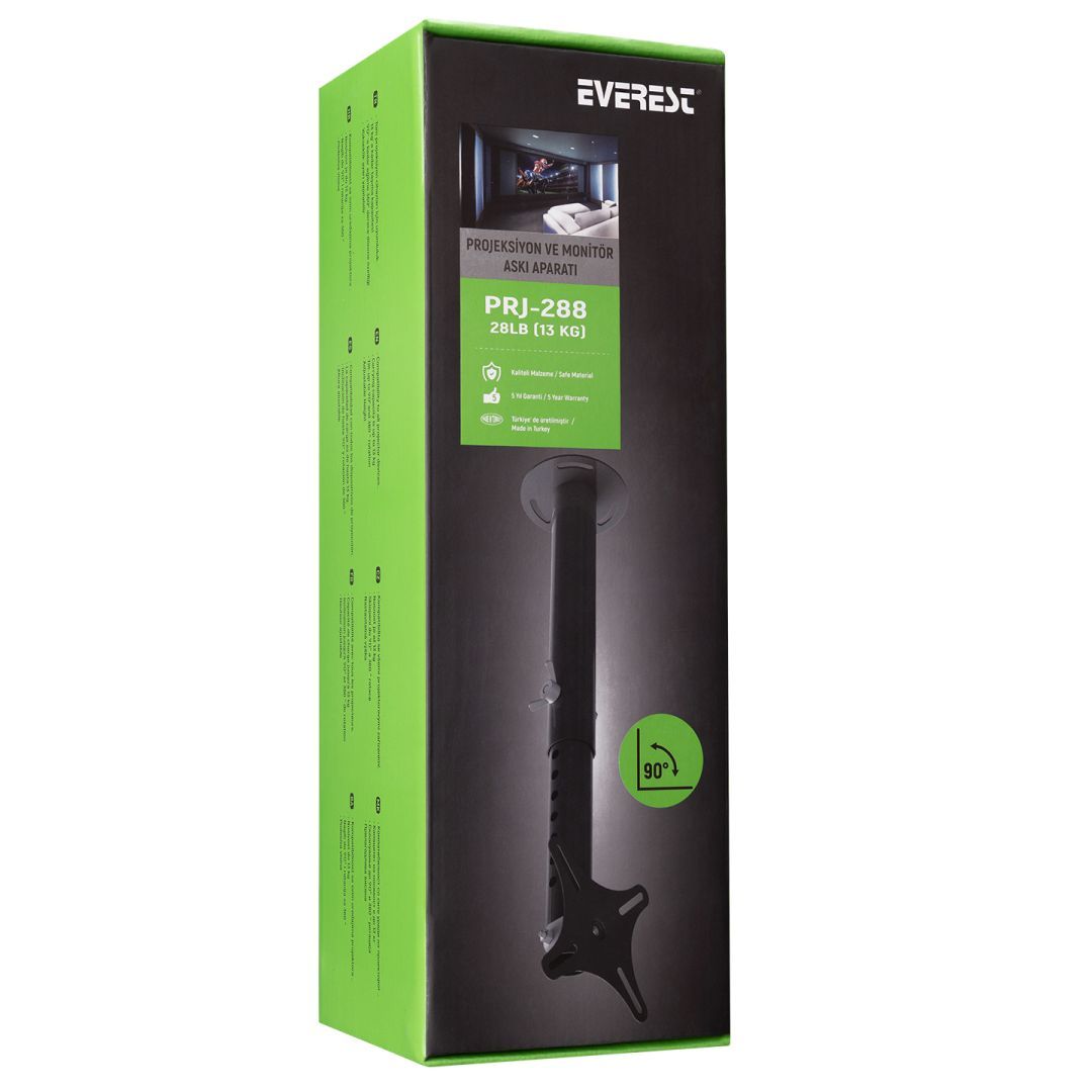 Everest PRJ-288 Ceiling bracket Black Everest PRJ-288 Ceiling bracket Black