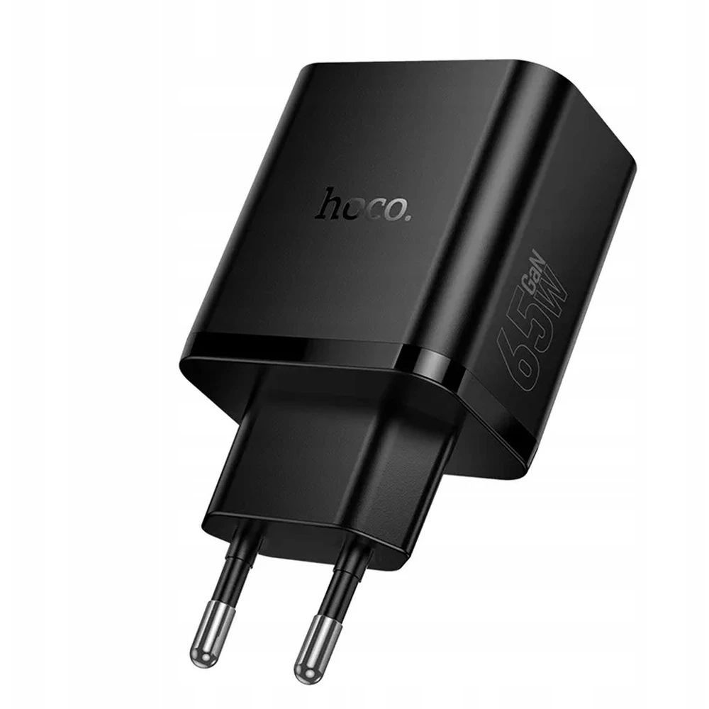 Hoco 65W univerzális hálózati töltő adapter Black Hoco 65W univerzális hálózati töltő adapter Black