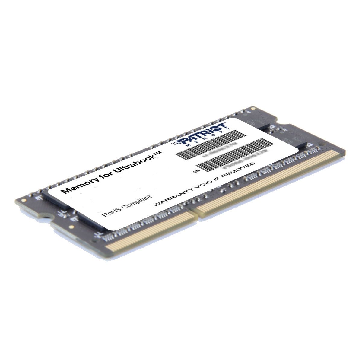 Patriot 4GB DDR3 1600MHz SODIMM Ultrabook Patriot 4GB DDR3 1600MHz SODIMM Ultrabook