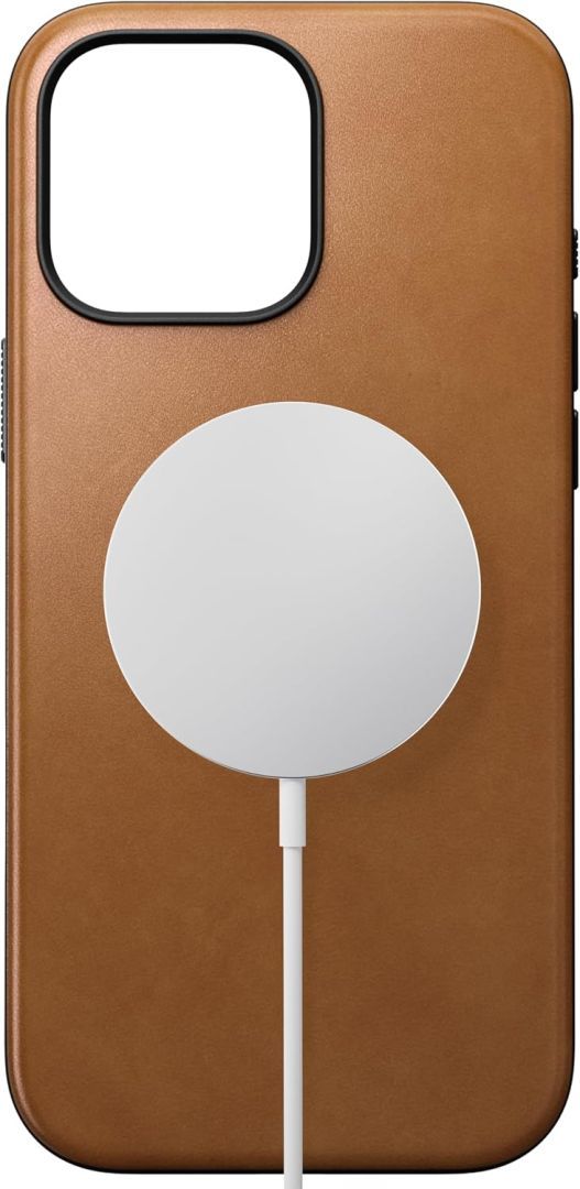 Nomad Modern Leather case for iPhone 16 Pro Max English Tan-C