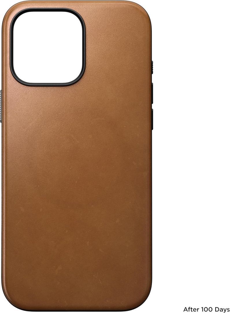 Nomad Modern Leather case for iPhone 16 Pro Max English Tan-C