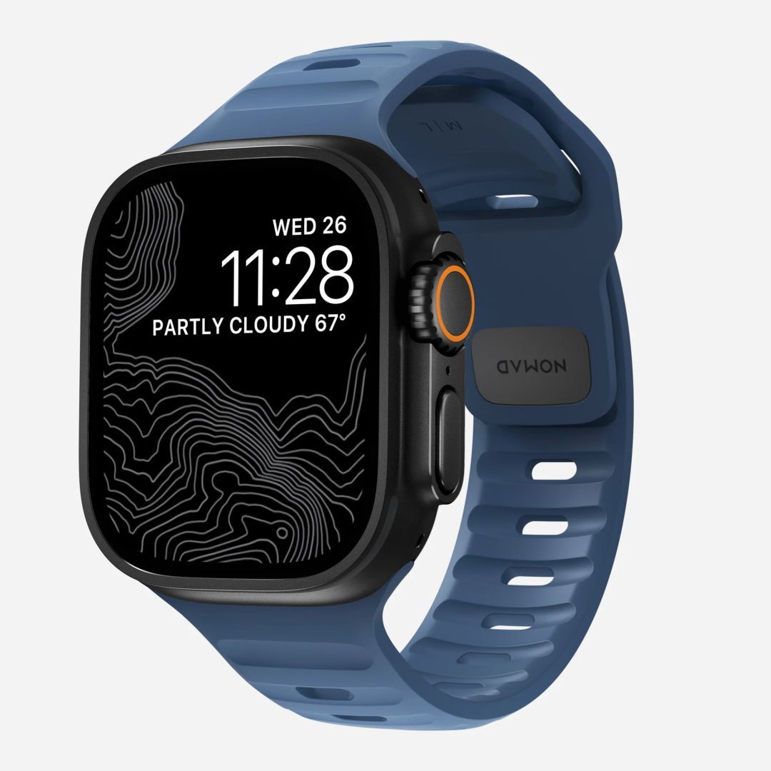 Nomad Sport Strap M/L for Apple Watch 49mm/46mm/45mm/44mm/42mm Blue Nomad Sport Strap M/L for Apple Watch 49mm/46mm/45mm/44mm/42mm Blue