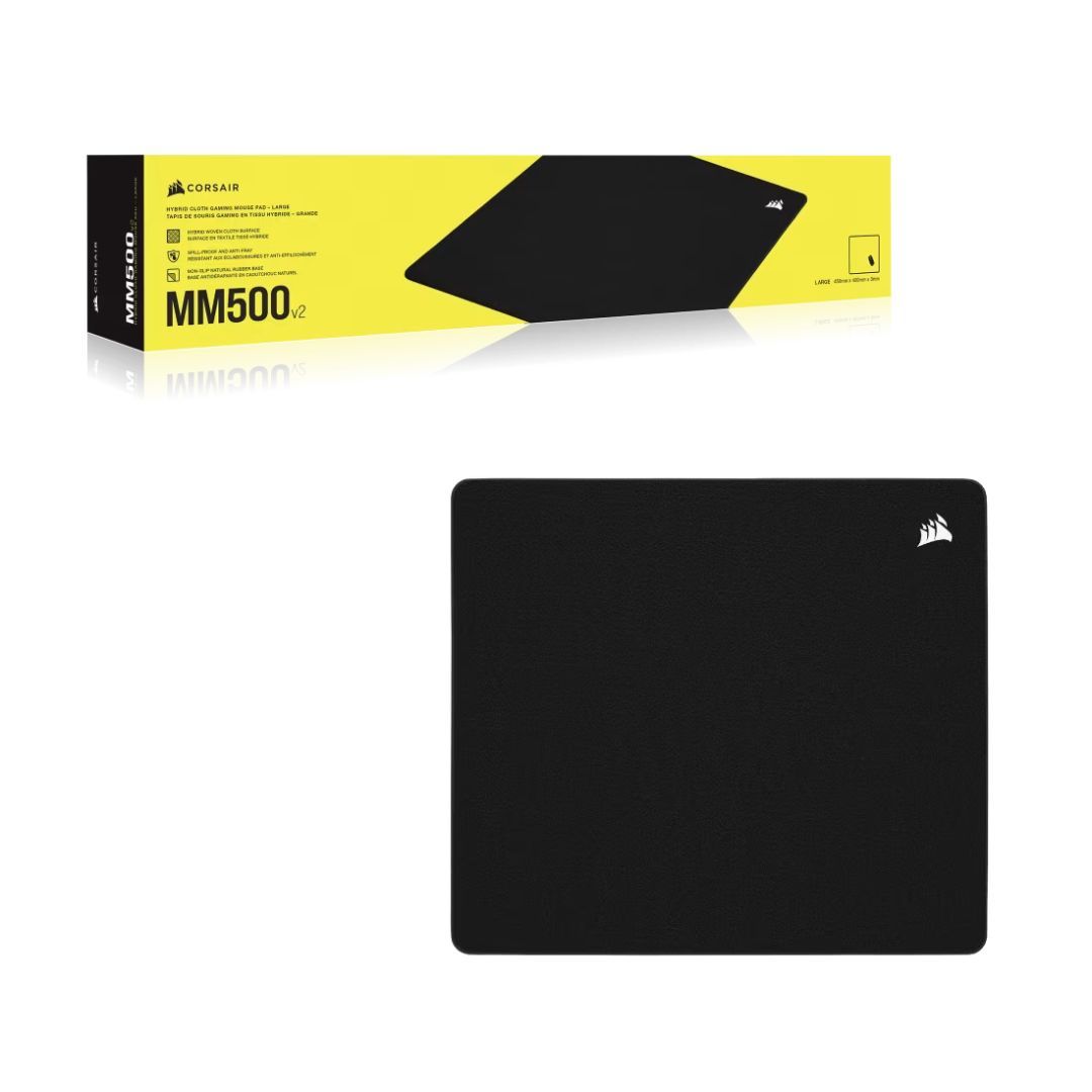 Corsair MM500 v2 Hybrid Cloth Gaming Large Egérpad Black Corsair MM500 v2 Hybrid Cloth Gaming Large Egérpad Black