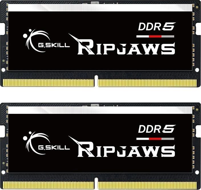 G.SKILL 128GB DDR5 5600MHz Kit(2x64GB) SODIMM Ripjaws Black G.SKILL 128GB DDR5 5600MHz Kit(2x64GB) SODIMM Ripjaws Black