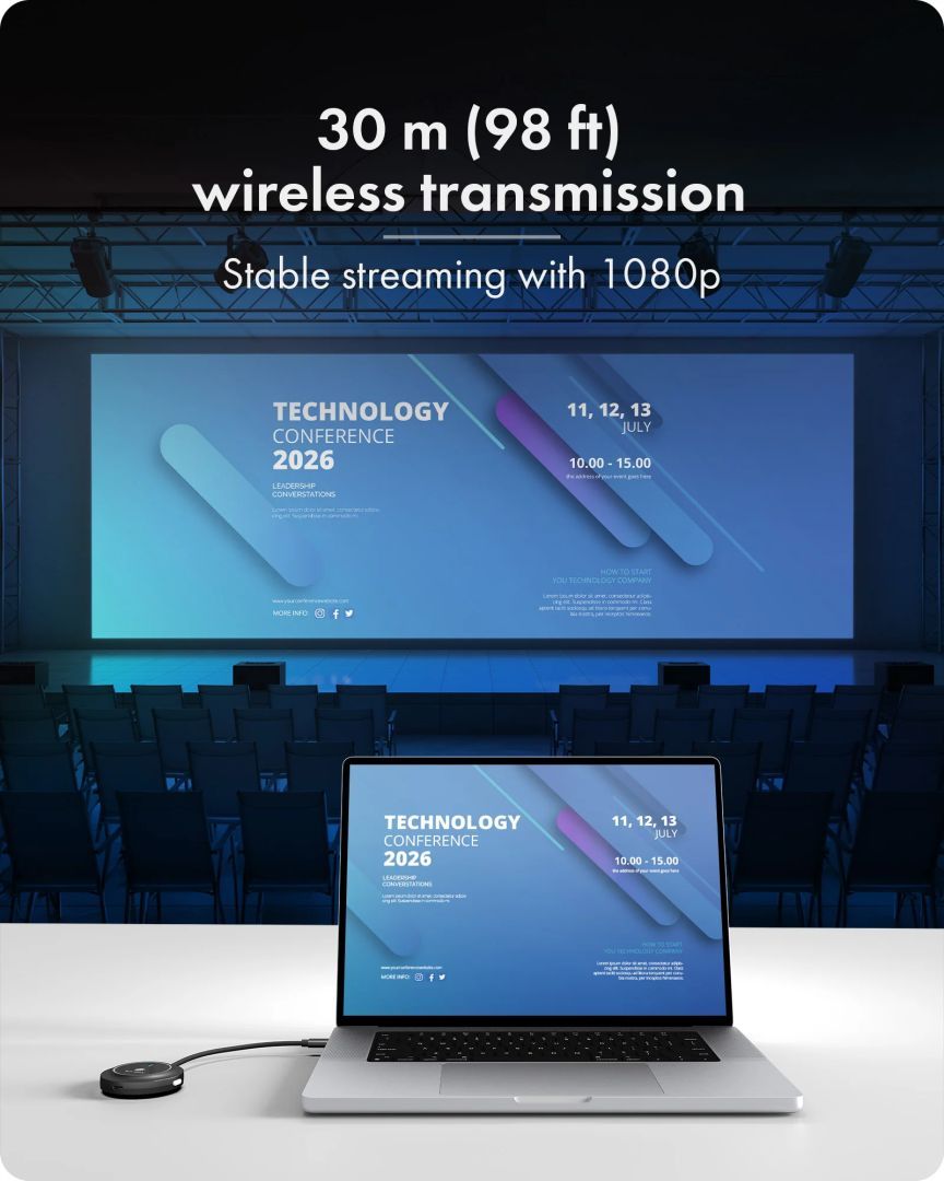 Raidsonic IcyBox IB-WL101 USB-C to HDMI Transmitter + Receiver Raidsonic IcyBox IB-WL101 USB-C to HDMI Transmitter + Receiver
