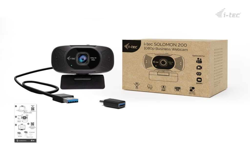 I-TEC Solomon 200 Webkamera Black I-TEC Solomon 200 Webkamera Black