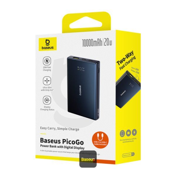Baseus PicoGo 10000mAh PowerBank Black Baseus PicoGo 10000mAh PowerBank Black