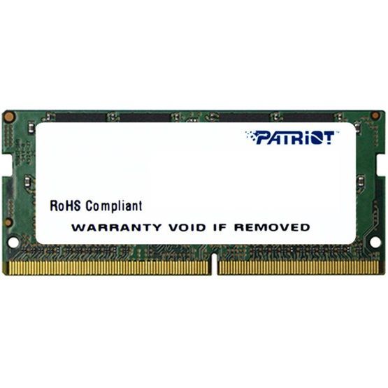 Patriot 8GB DDR4 2400MHz SODIMM Signature Line Patriot 8GB DDR4 2400MHz SODIMM Signature Line