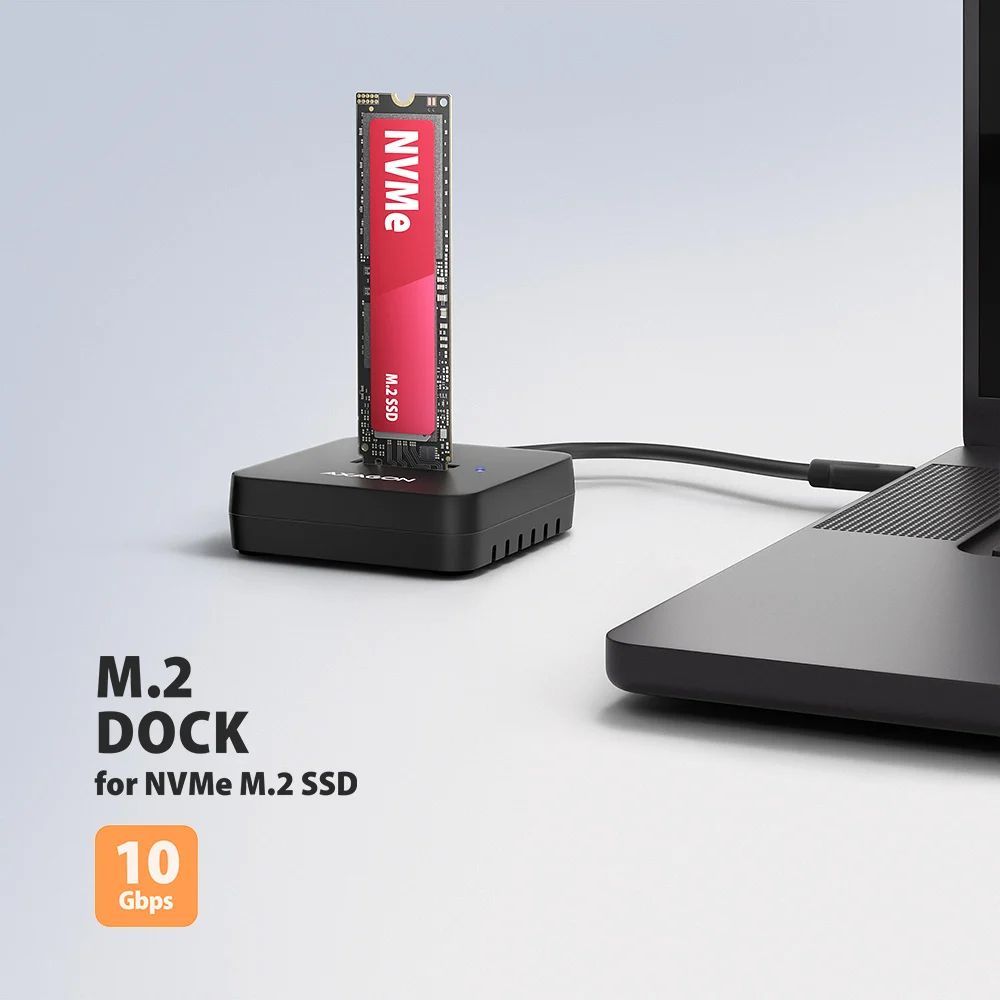 AXAGON ADSA-M2C11L USB-C 10Gbps docking station for M.2 NVMe SSD AXAGON ADSA-M2C11L USB-C 10Gbps docking station for M.2 NVMe SSD