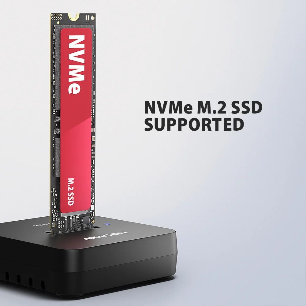 AXAGON ADSA-M2C11L USB-C 10Gbps docking station for M.2 NVMe SSD AXAGON ADSA-M2C11L USB-C 10Gbps docking station for M.2 NVMe SSD
