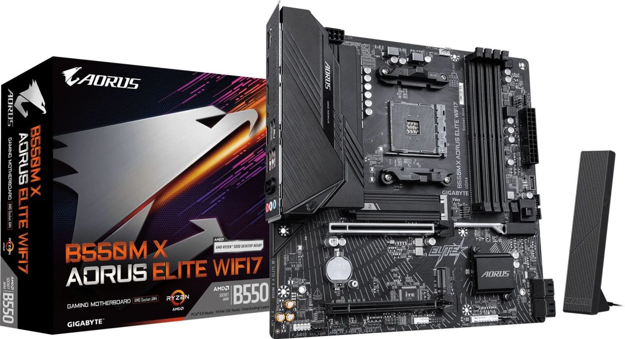 Gigabyte B550M X AORUS ELITE WIFI7 Gigabyte B550M X AORUS ELITE WIFI7