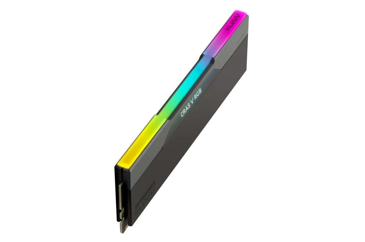 Klevv 32GB DDR5 6000MHz Kit(2x16GB) Cras V RGB Obsidian Black Klevv 32GB DDR5 6000MHz Kit(2x16GB) Cras V RGB Obsidian Black