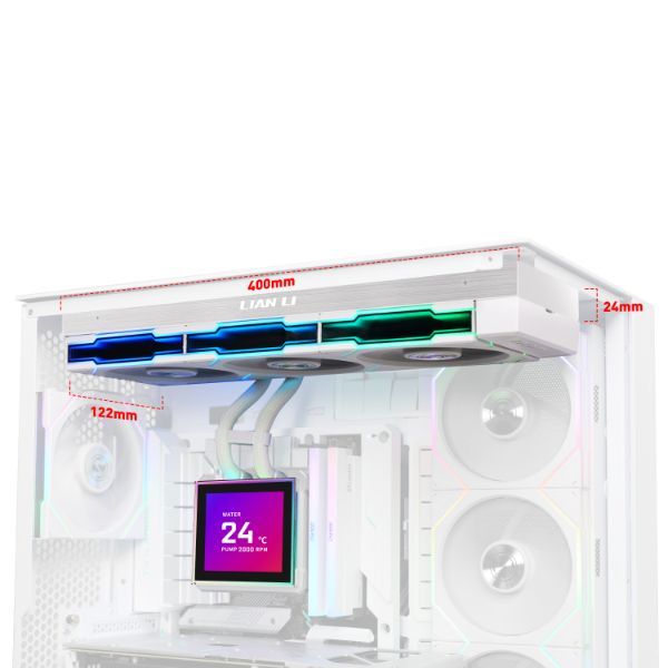 Lian Li HydroShift II LCD-S 360 TL White Lian Li HydroShift II LCD-S 360 TL White