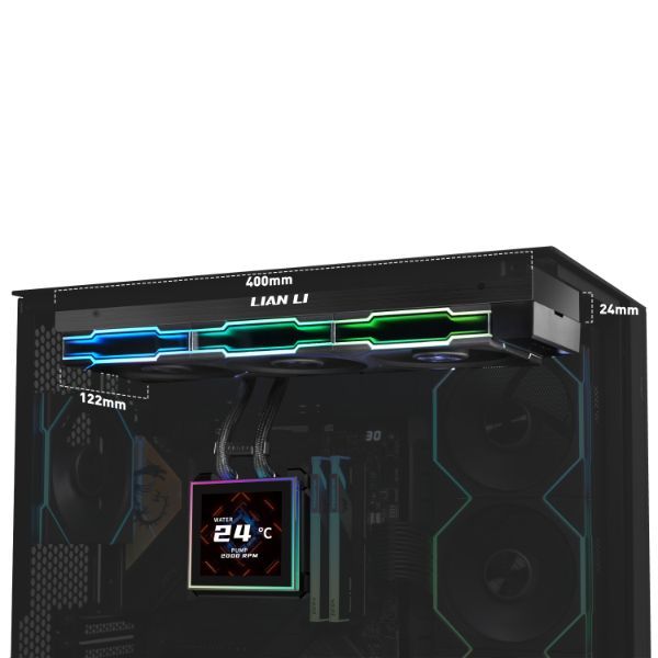 Lian Li HydroShift II LCD-S 360 TL Black Lian Li HydroShift II LCD-S 360 TL Black