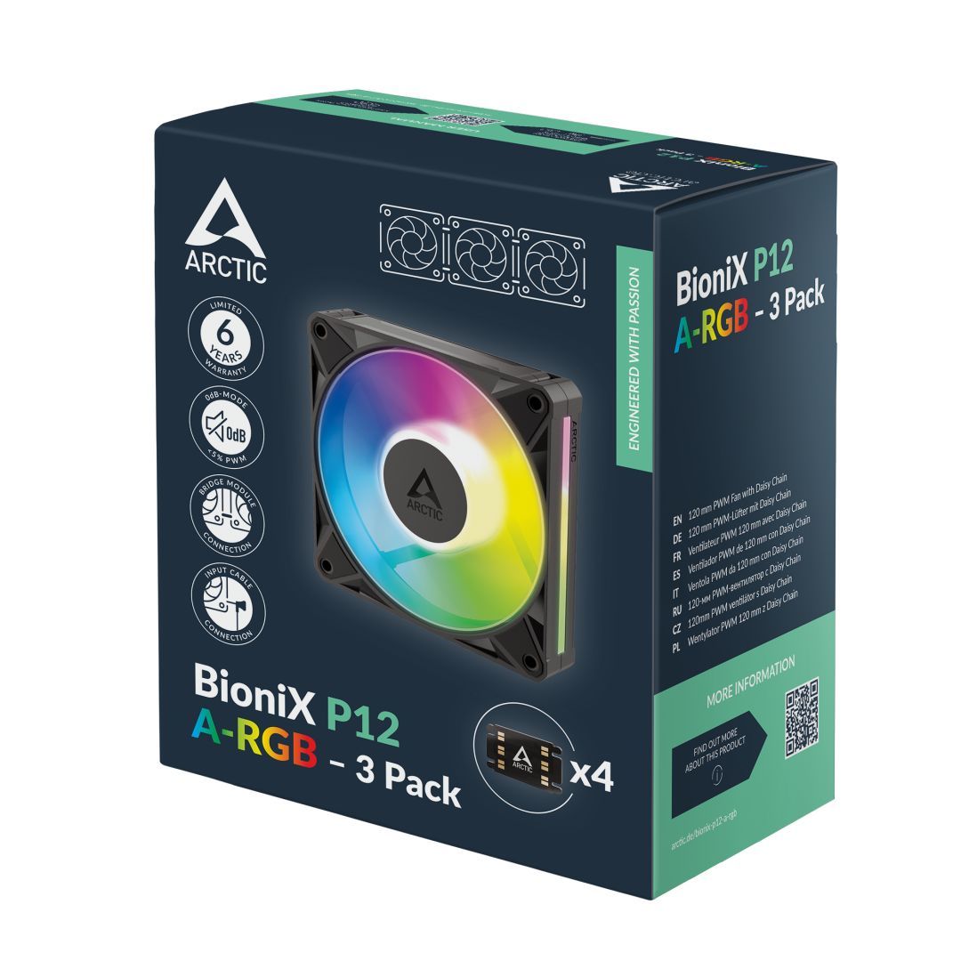 Arctic BioniX P14 A-RGB Black (3 Pack) Arctic BioniX P14 A-RGB Black (3 Pack)