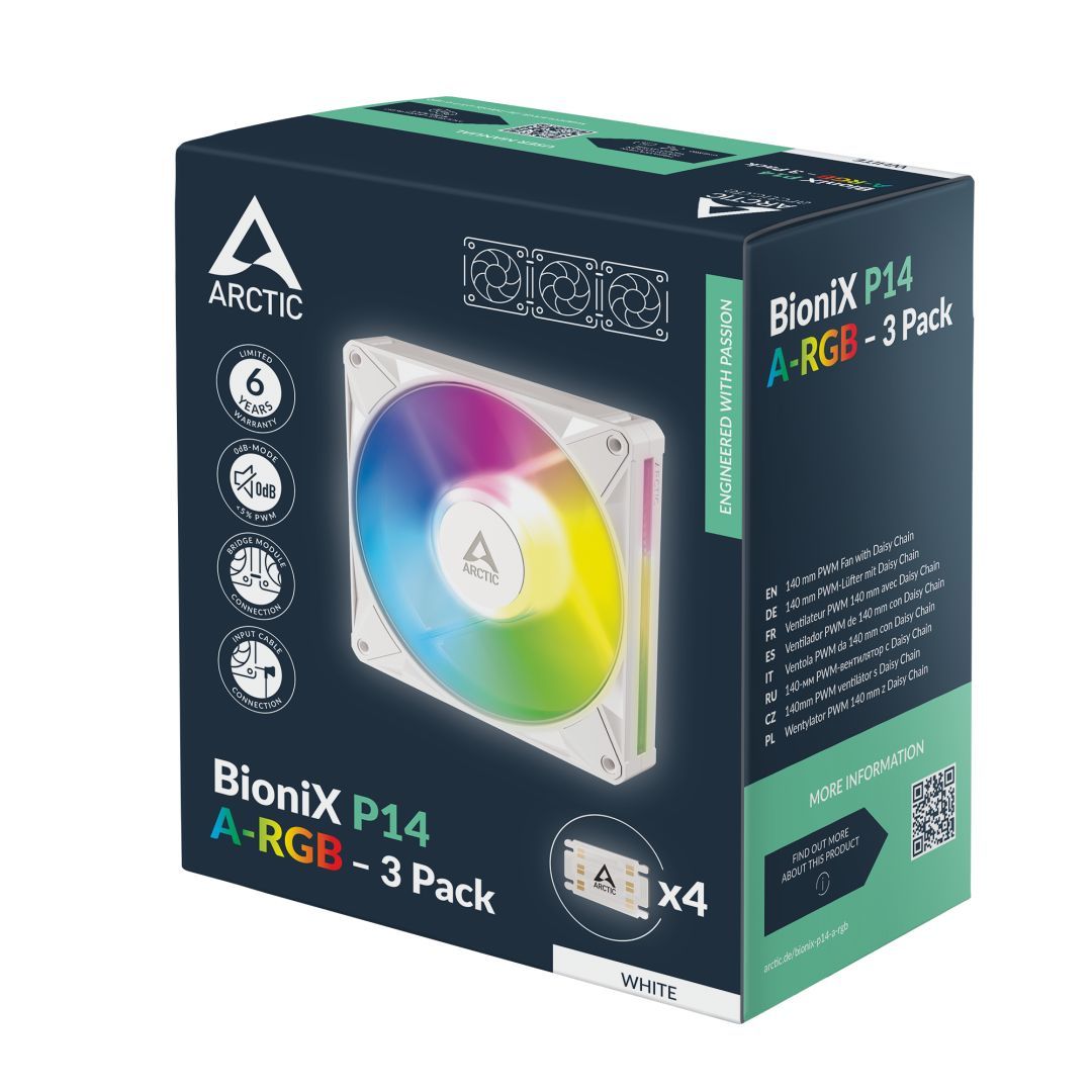Arctic BioniX P14 A-RGB White (3 Pack) Arctic BioniX P14 A-RGB White (3 Pack)