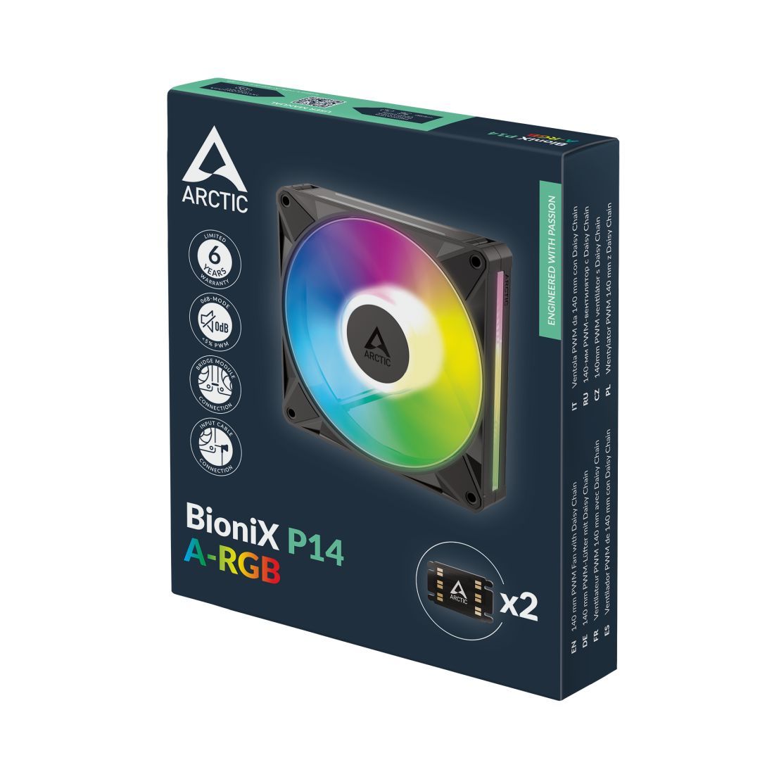 Arctic BioniX P14 A-RGB Black Arctic BioniX P14 A-RGB Black
