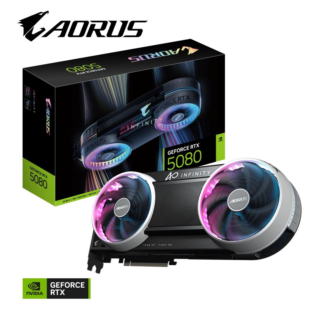 Gigabyte RTX5080 AORUS INFINITY 16G Gigabyte RTX5080 AORUS INFINITY 16G