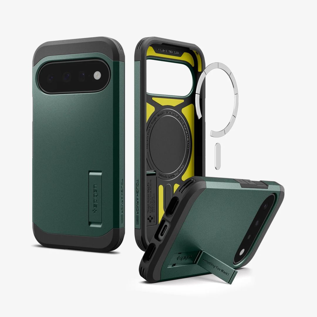 Spigen Tough Armor MagSafe case for Google Pixel 11 Abyss Green Spigen Tough Armor MagSafe case for Google Pixel 11 Abyss Green